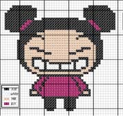 Schema punto croce Pucca Arrabbiata