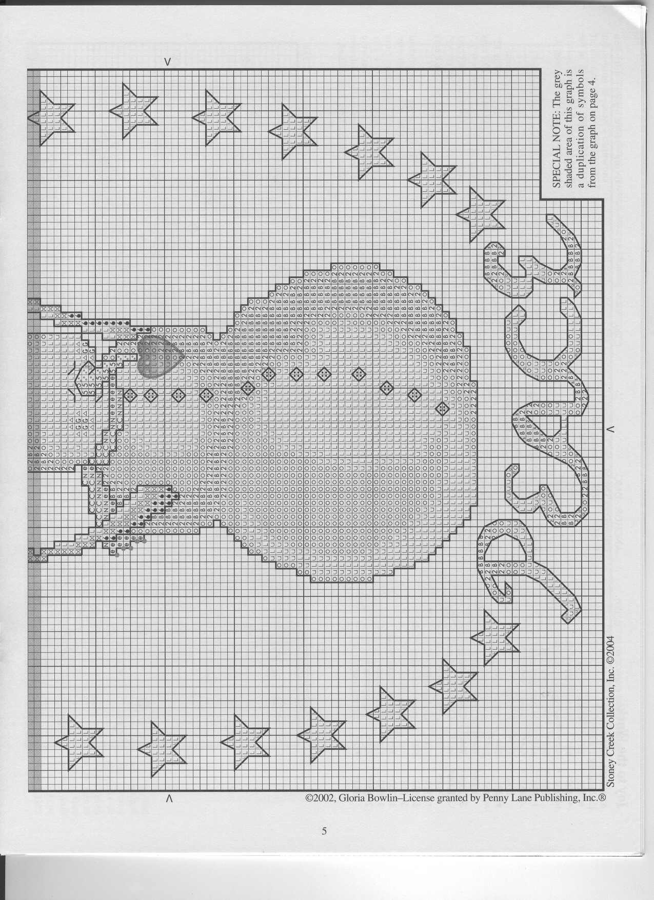 Schema punto croce Omino 14g