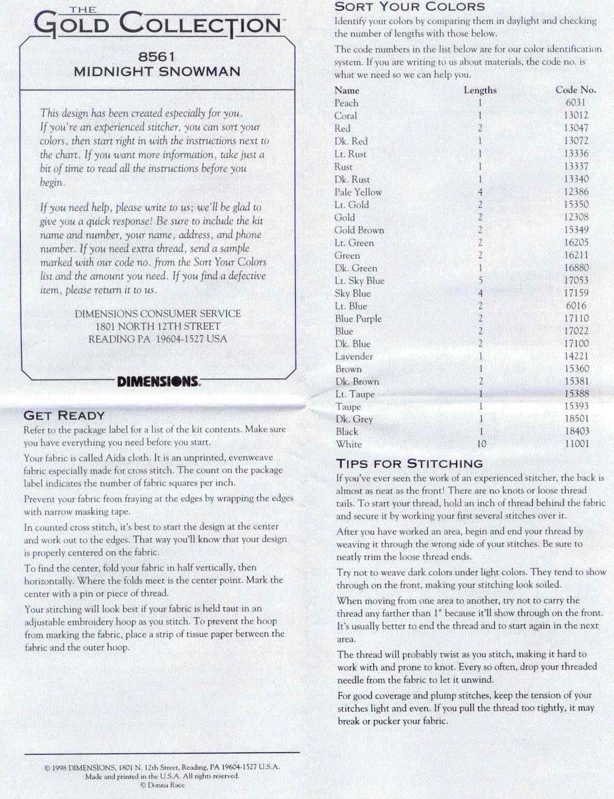 Schema punto croce Omino 2