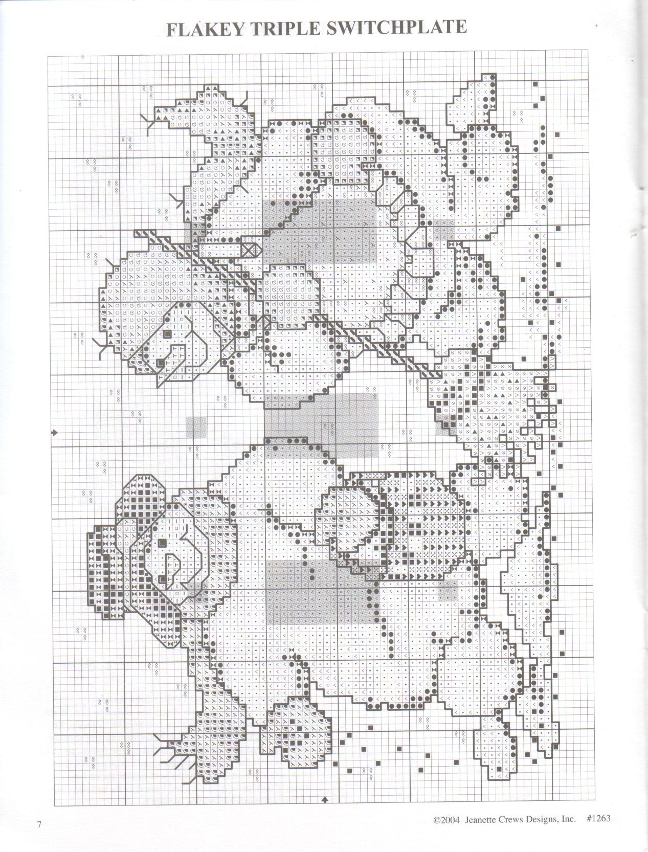 Schema punto croce Omino 5g