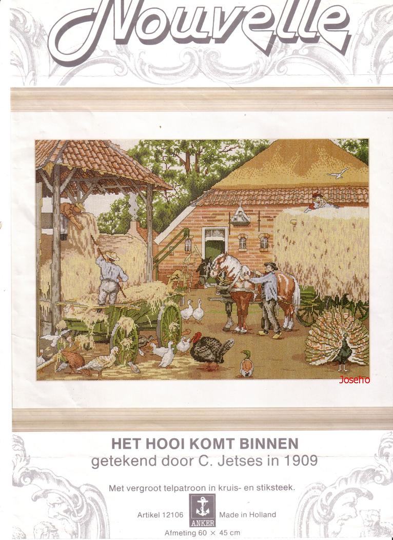 Schema punto croce Agriturismo 01