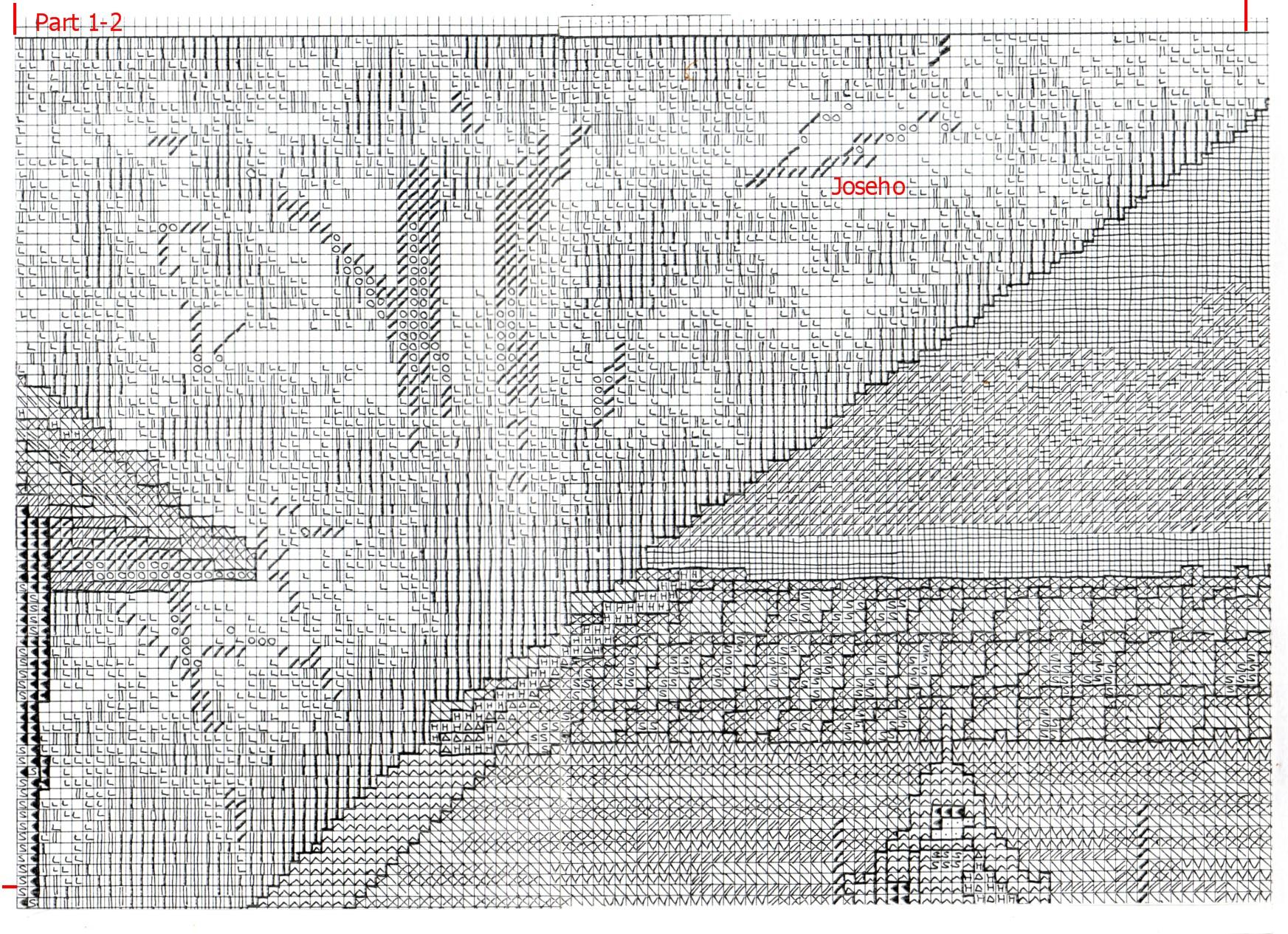 Schema punto croce Agriturismo 03