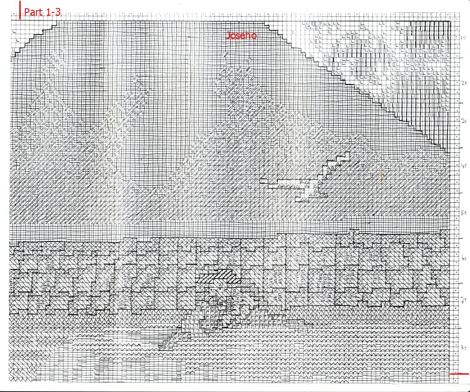 Schema punto croce Agriturismo 04