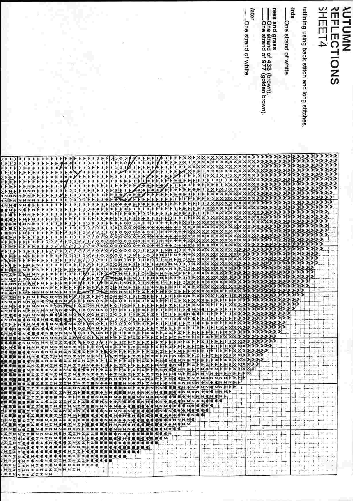 Schema punto croce Autum Reflections 08