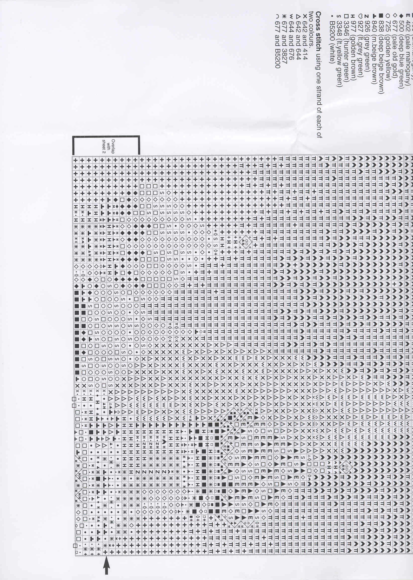 Schema punto croce Basilica Di Beato 03