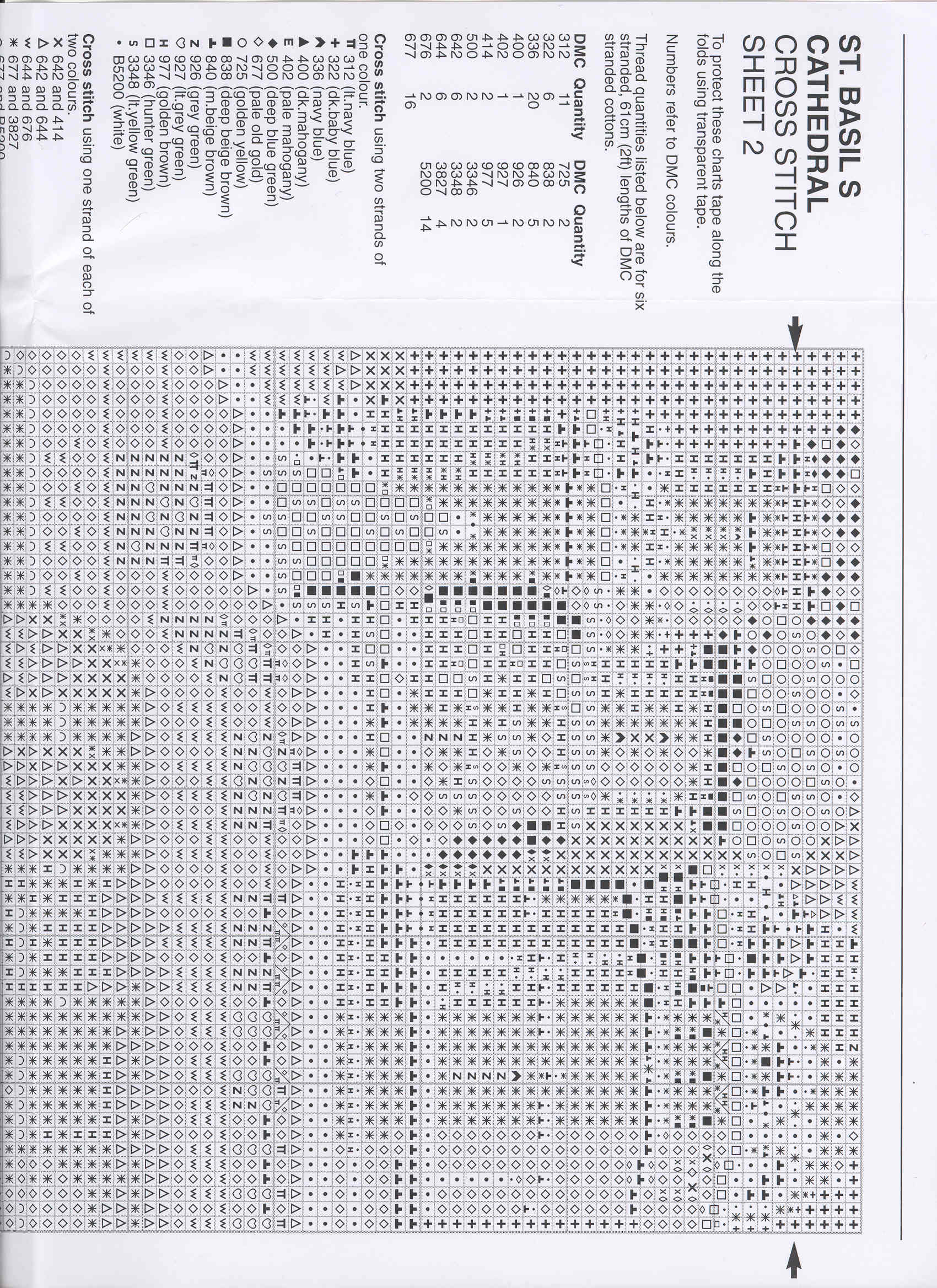 Schema punto croce Basilica Di Beato 04