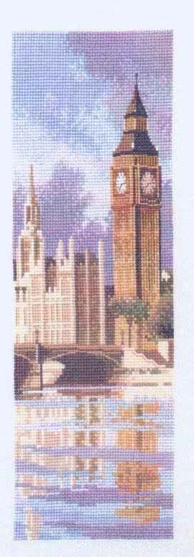 Schema punto croce Big Ben 01