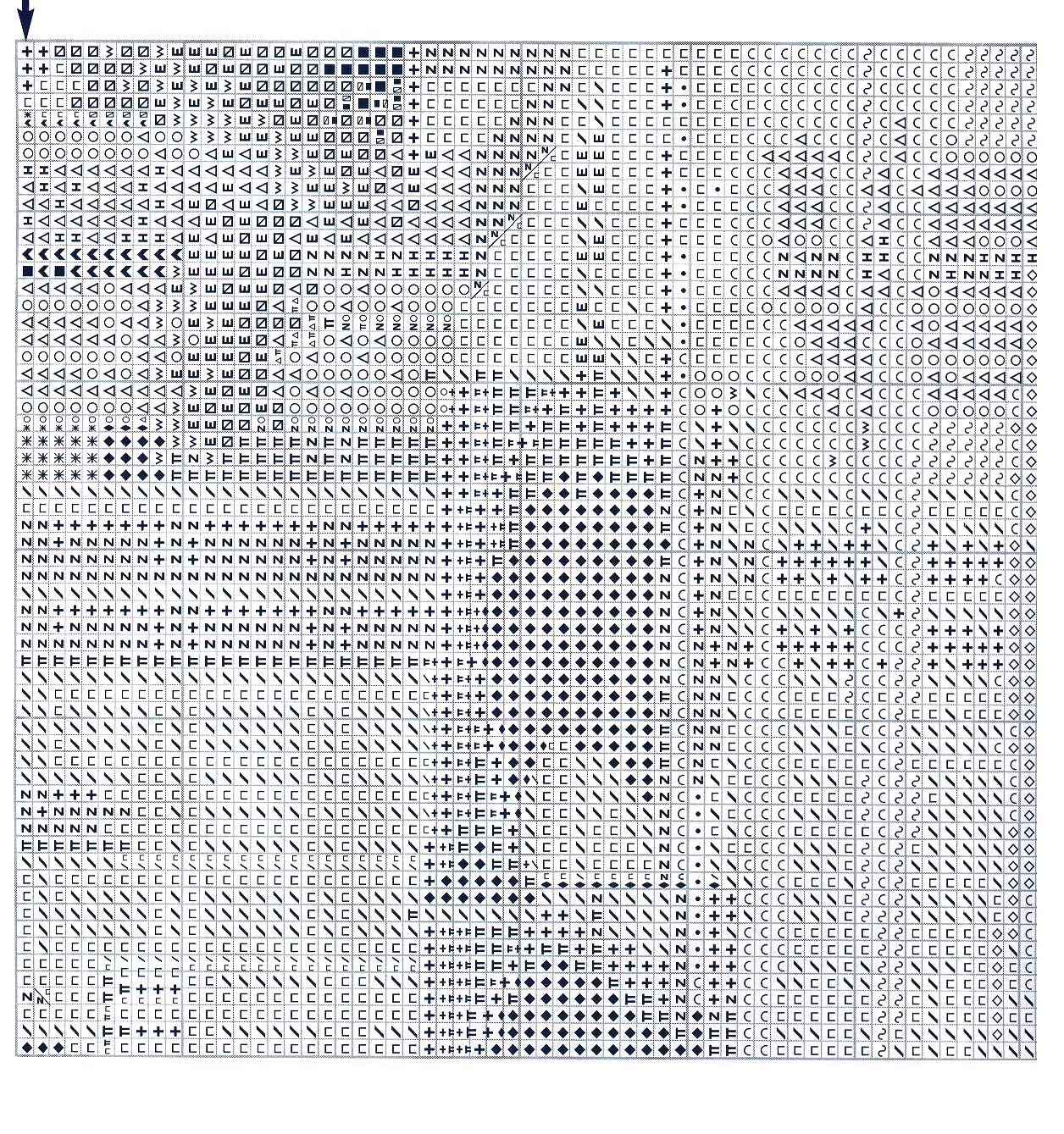 Schema punto croce Big Ben 04