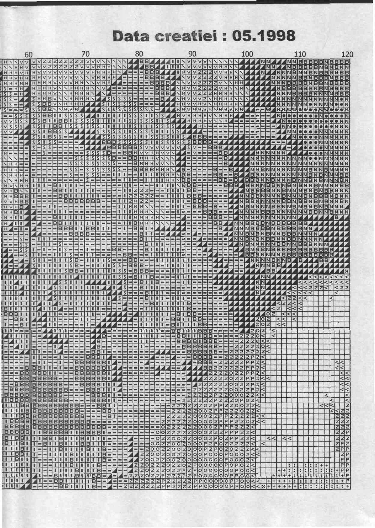 Schema punto croce Bimba E Oche 03