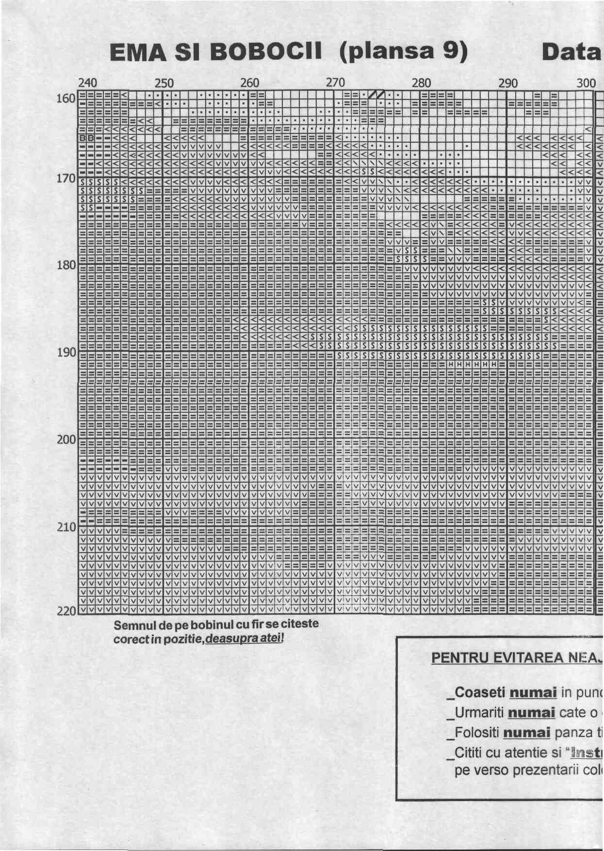 Schema punto croce Bimba E Oche 18