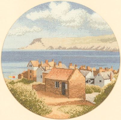 Schema punto croce Coastal Village 01