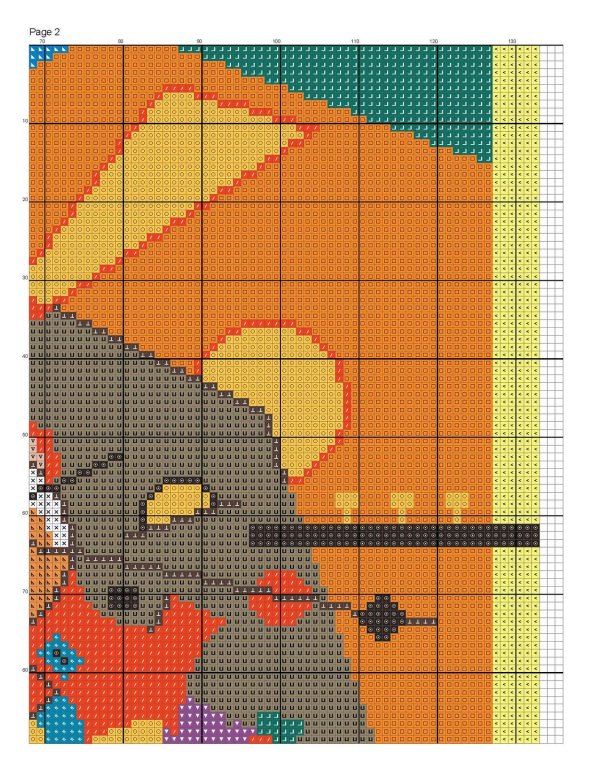 Schema punto croce Kandinsky 2