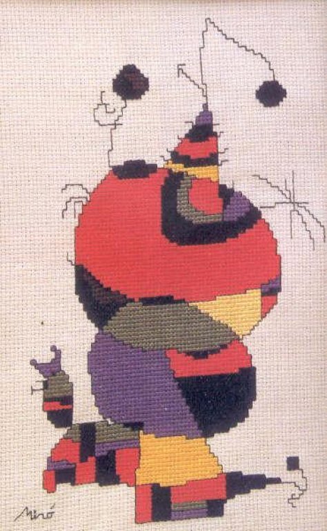 Schema punto croce Quadro Astratto 1