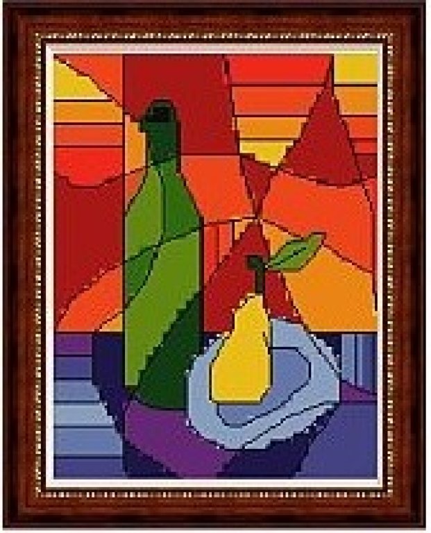 Schema punto croce Quadro Astratto 20