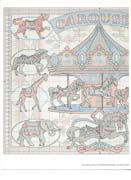 Schema punto croce Antique Carousel 02