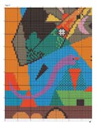 Schema punto croce Kandinsky 3