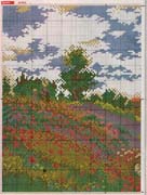 Schema punto croce Monet 2