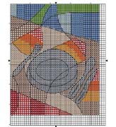 Schema punto croce Quadro Astratto 11