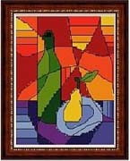 Schema punto croce Quadro Astratto 20