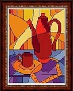 Schema punto croce Quadro Astratto 30