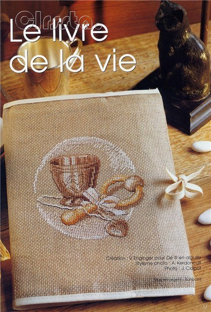 Schema punto croce Battesimo 01