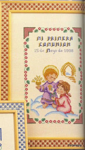 Schema punto croce Comunione 12