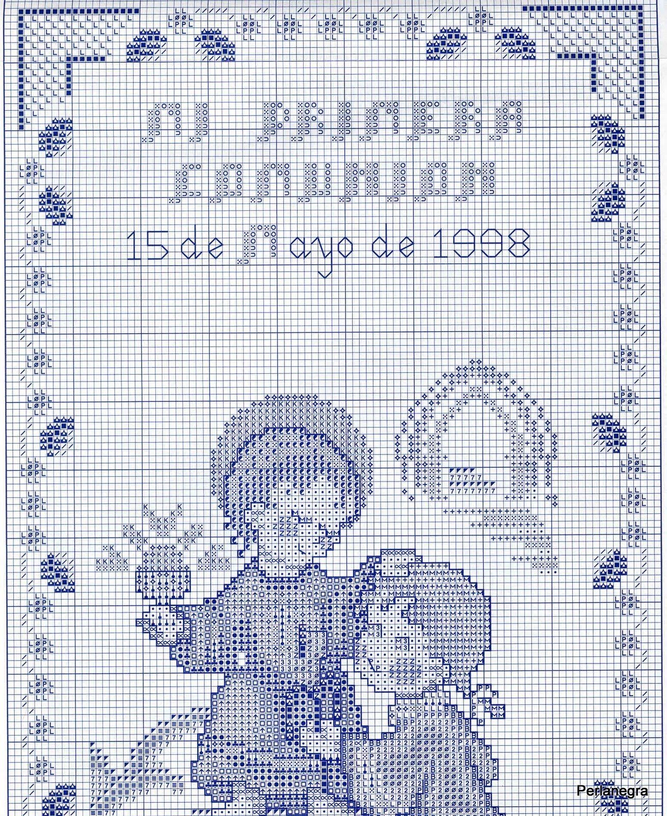 Schema punto croce Comunione 13