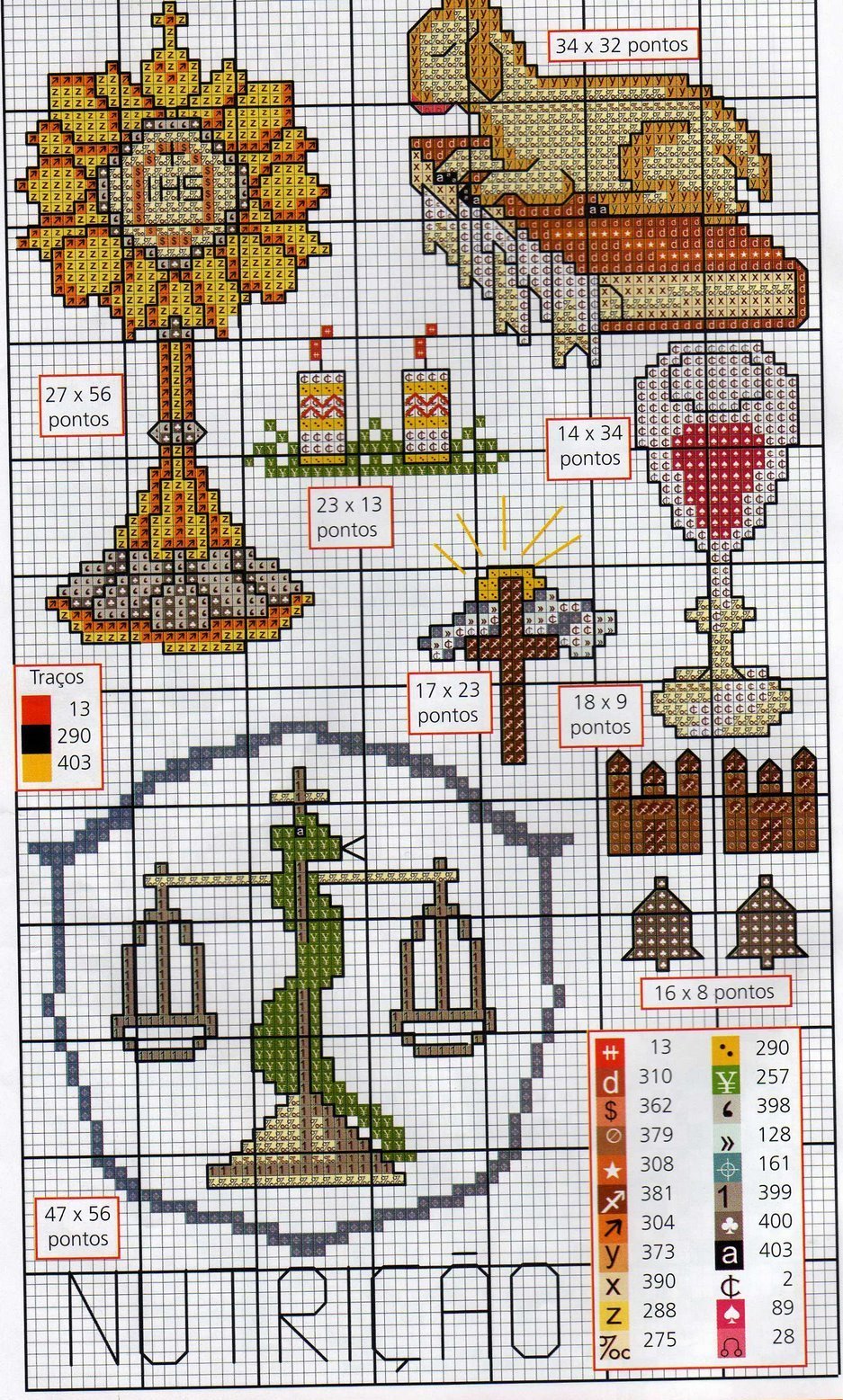 Schema punto croce Comunione 23