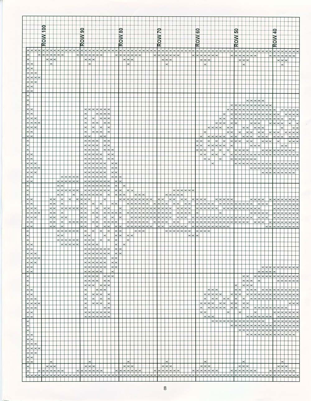 Schema punto croce Croce 05
