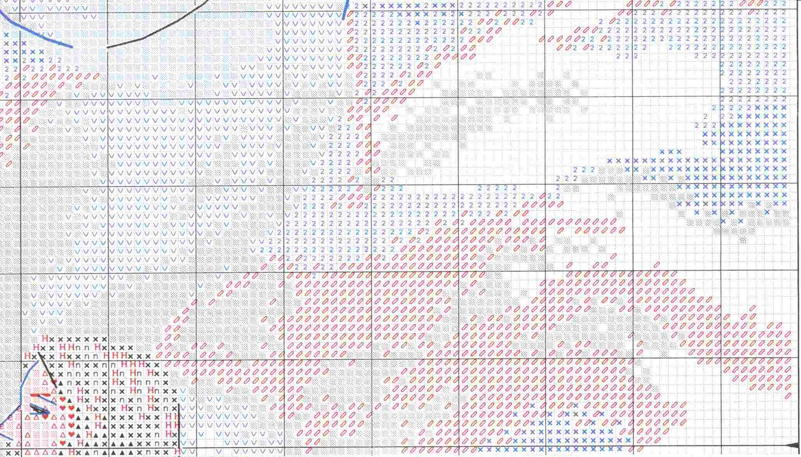 Schema punto croce Dove Of Peace 08