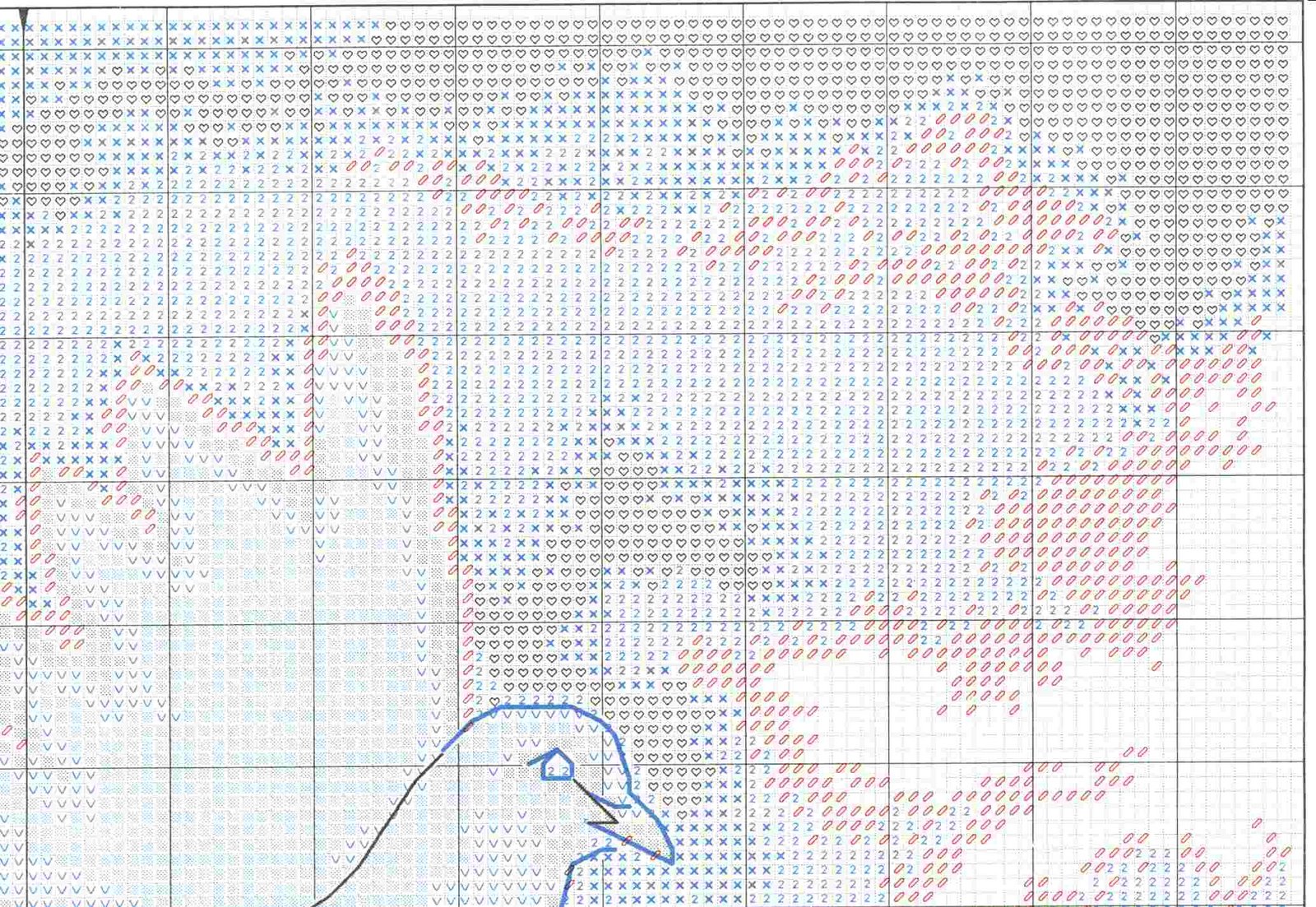 Schema punto croce Dove Of Peace 10