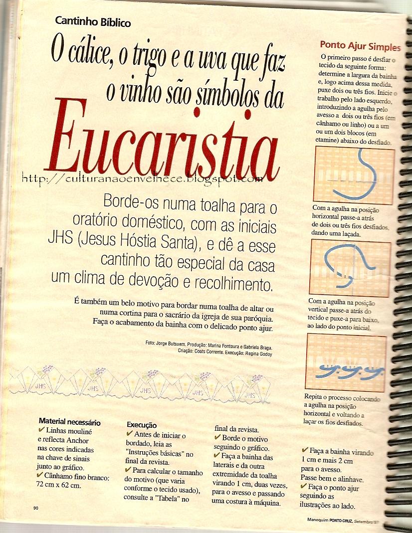 Schema punto croce Eucarestia 01