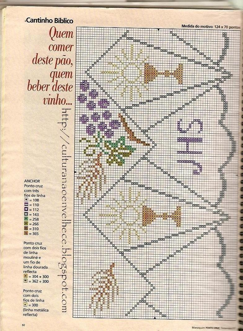 Schema punto croce Eucarestia 03