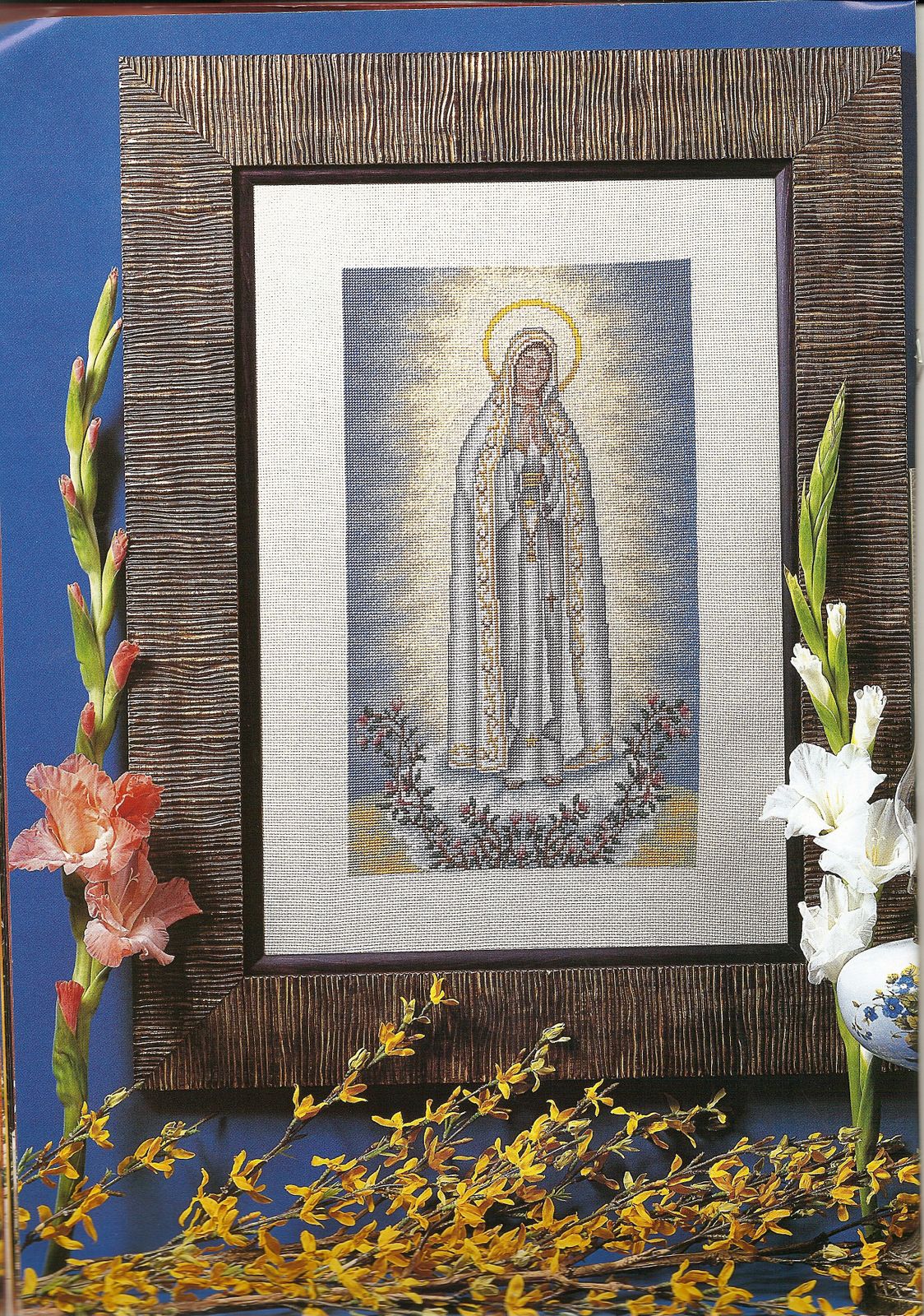 Schema punto croce Fatima 04