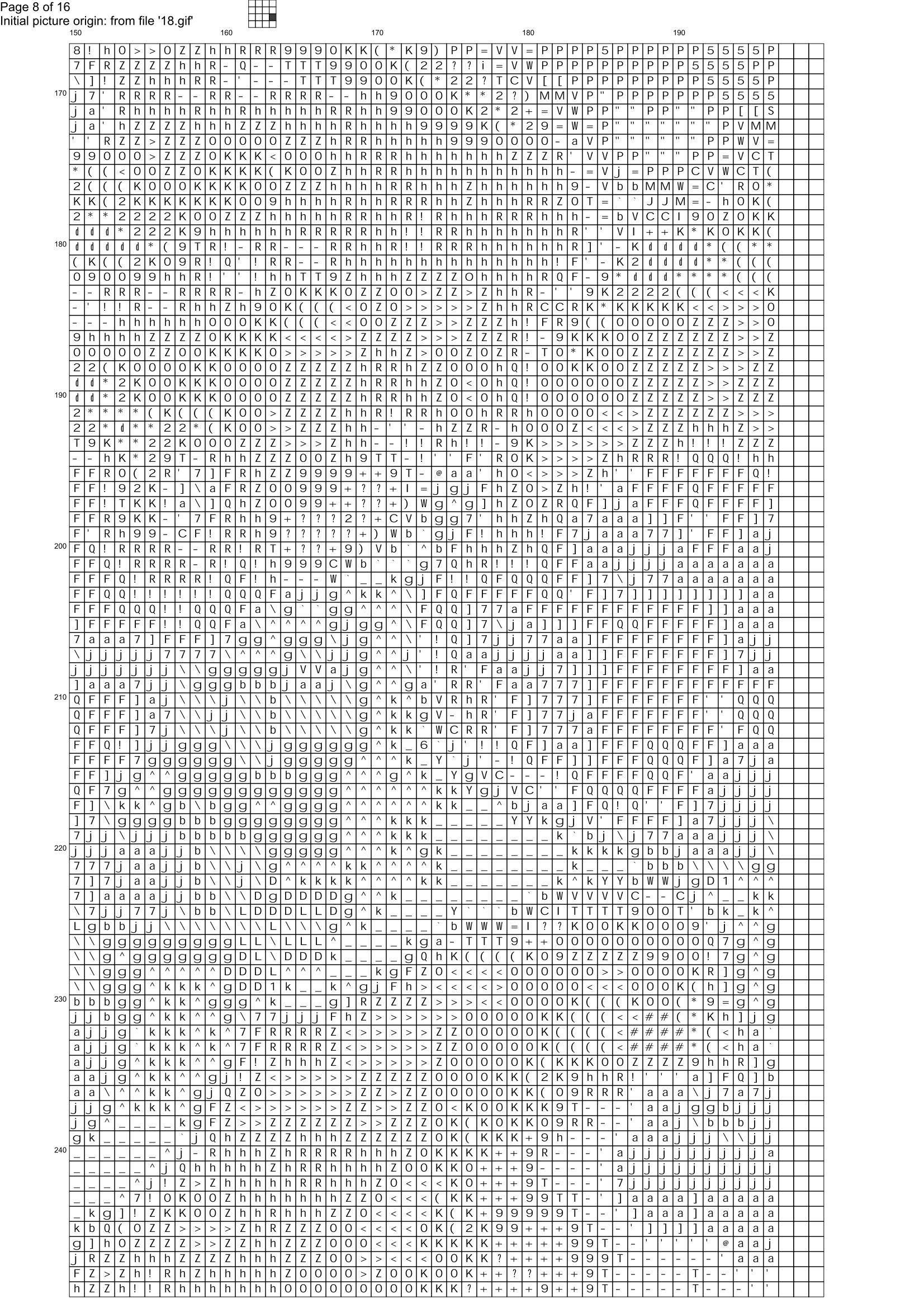 Schema punto croce Gesu Prega 08