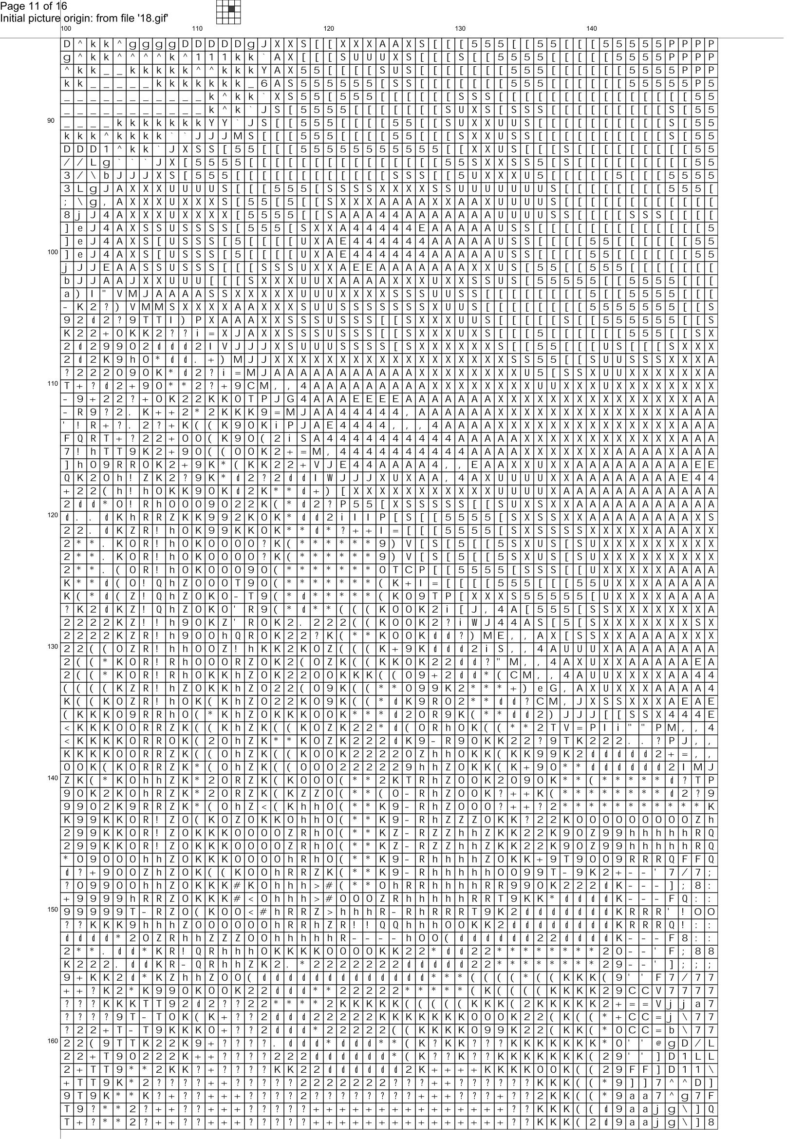 Schema punto croce Gesu Prega 11