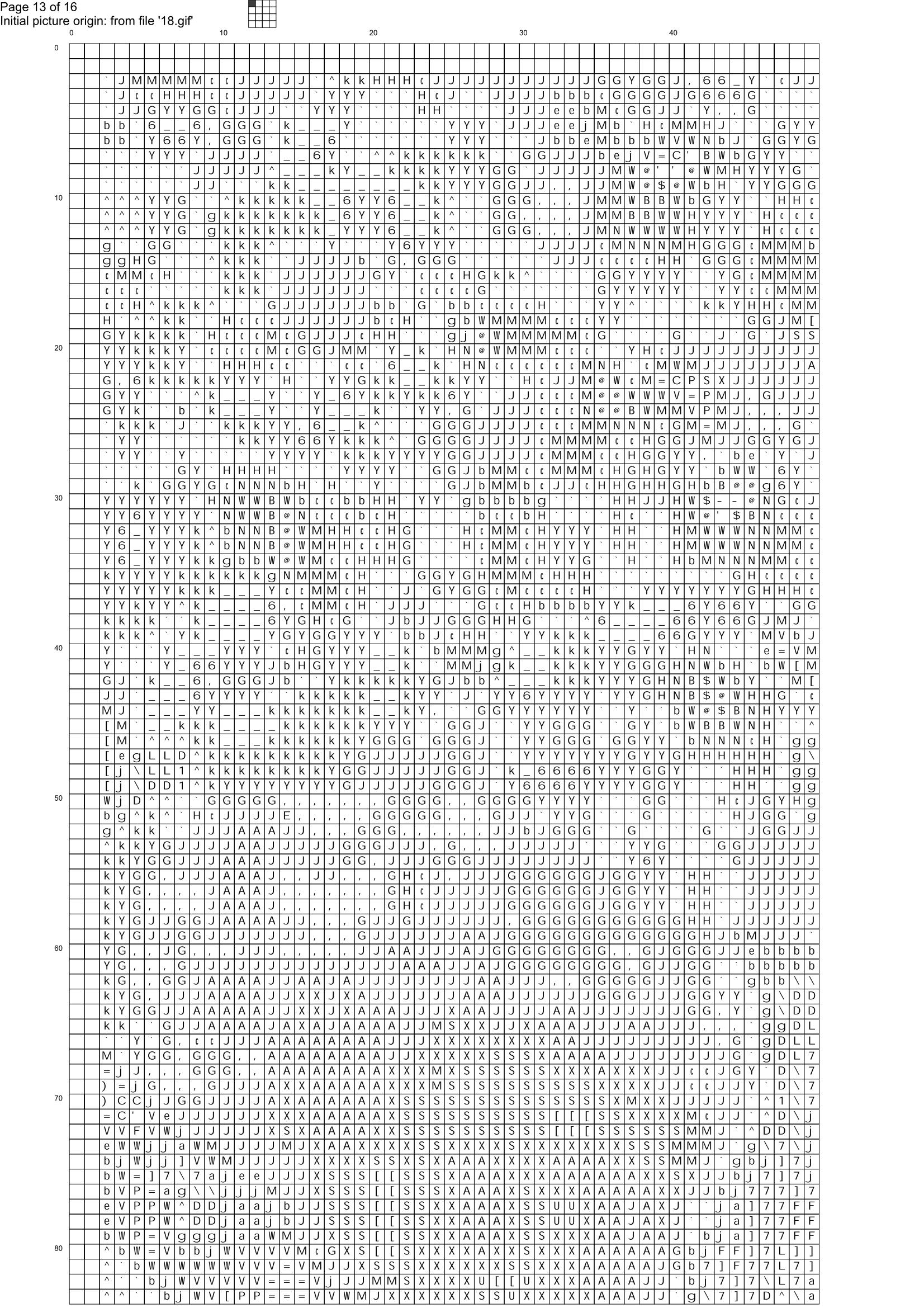 Schema punto croce Gesu Prega 13
