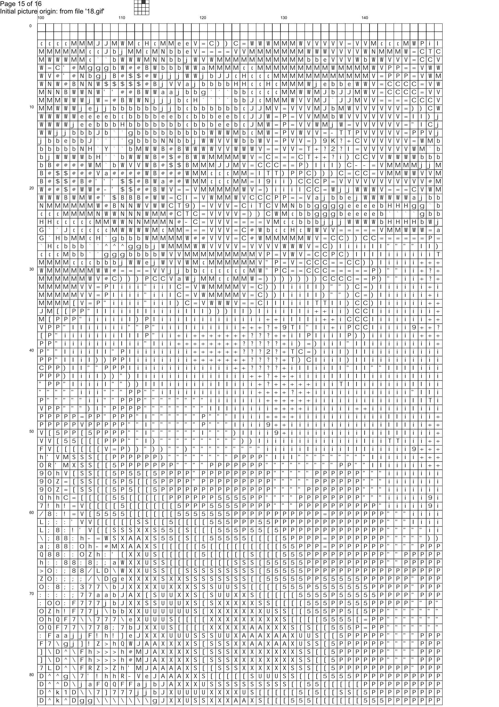 Schema punto croce Gesu Prega 15