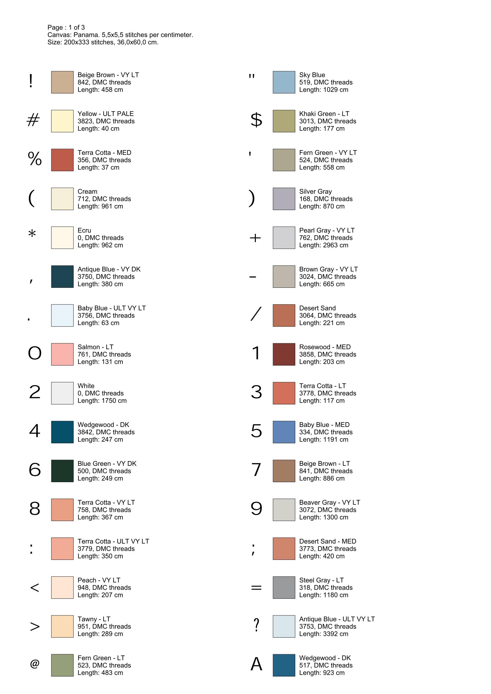 Schema punto croce Gesu Prega 17