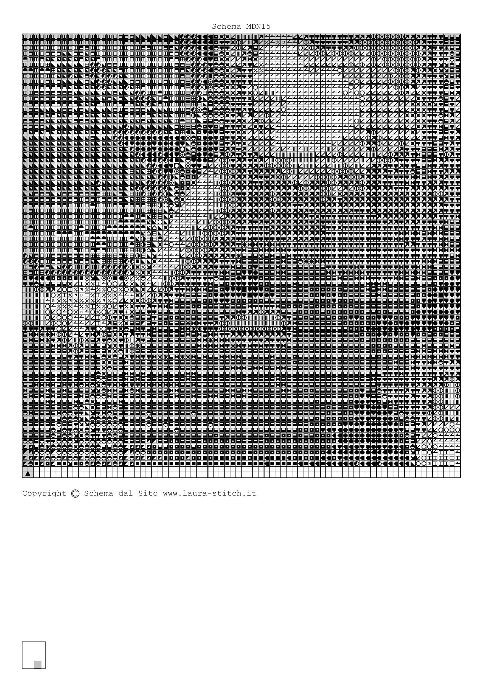 Schema punto croce Madonna Con Bambino 10
