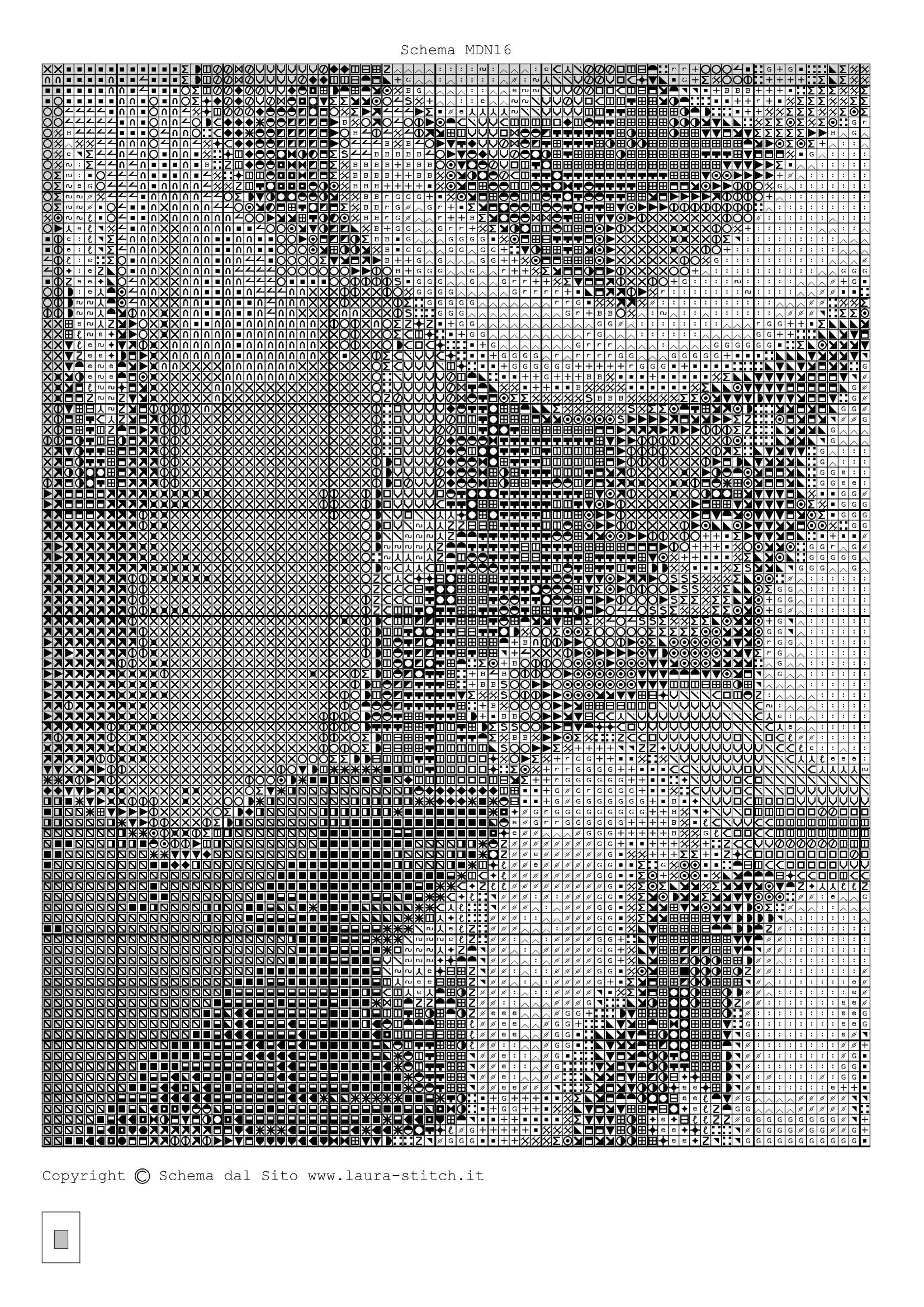 Schema punto croce Madonna Con Bambino 20