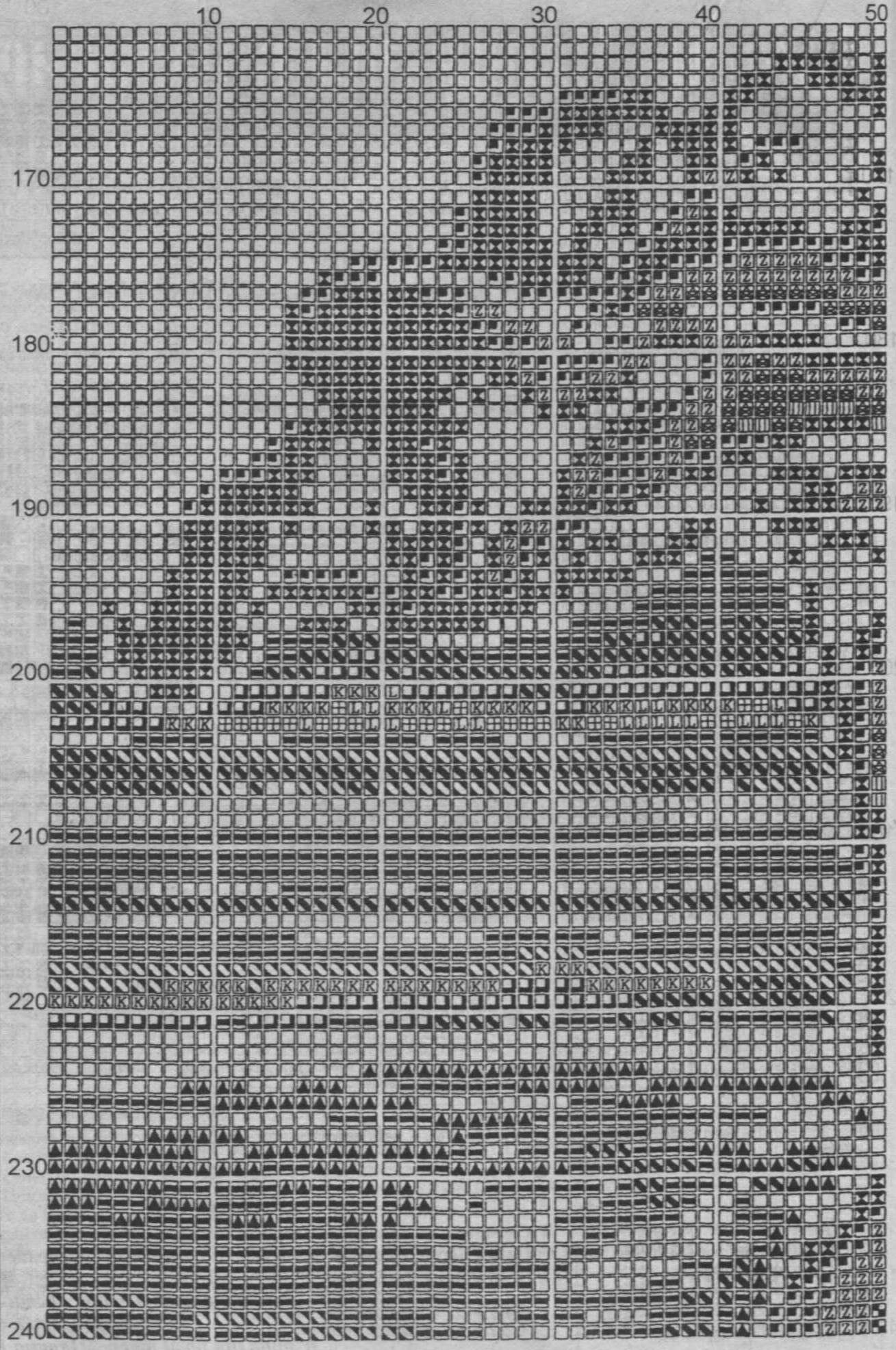 Schema punto croce Madonna Con Bambino 27