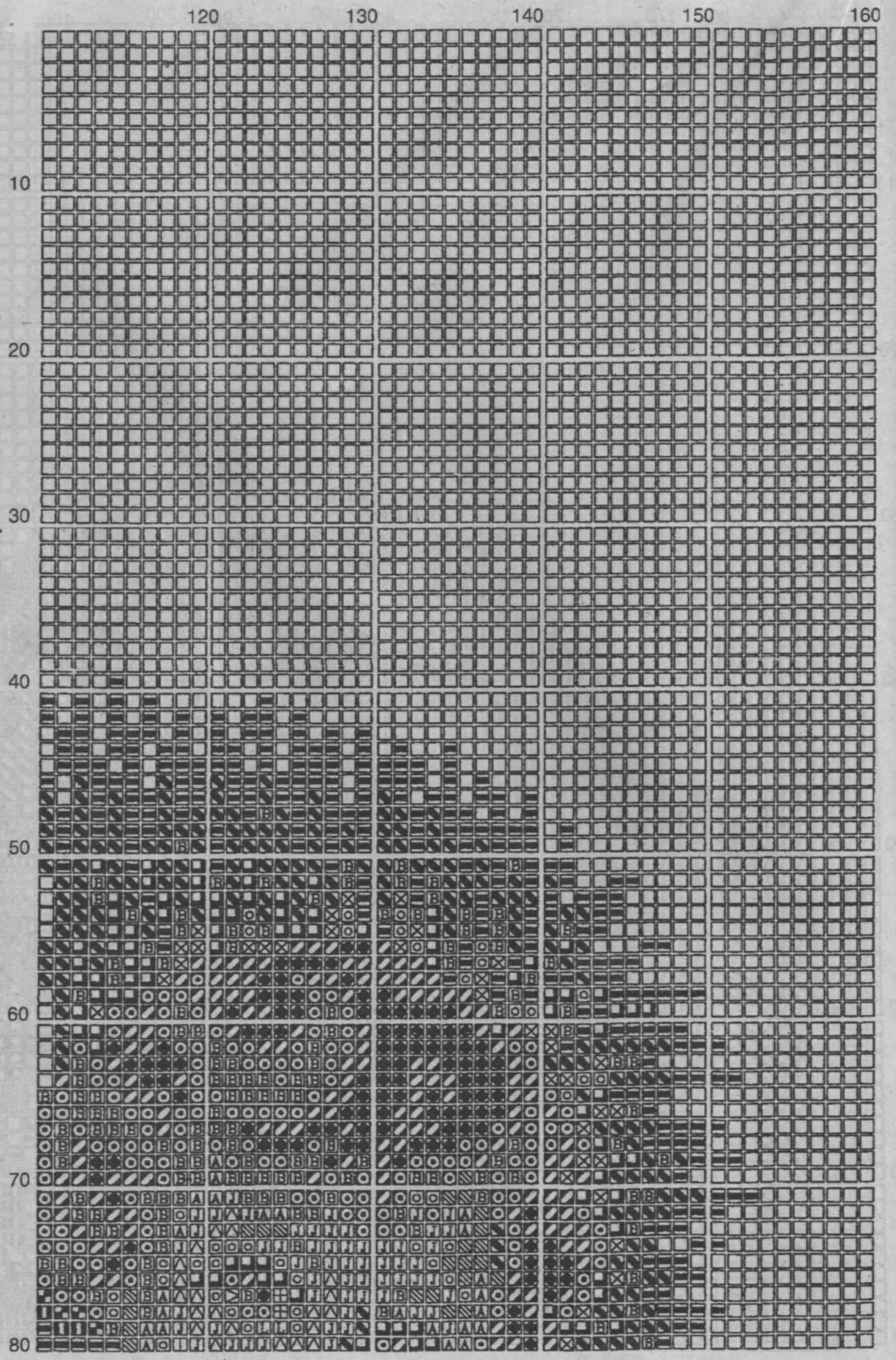 Schema punto croce Madonna Con Bambino 33
