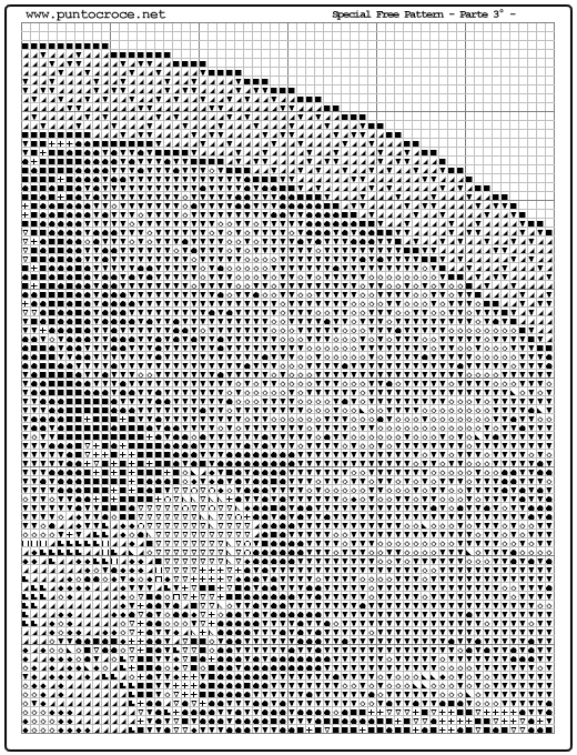 Schema punto croce Madonna Con Bambino 39