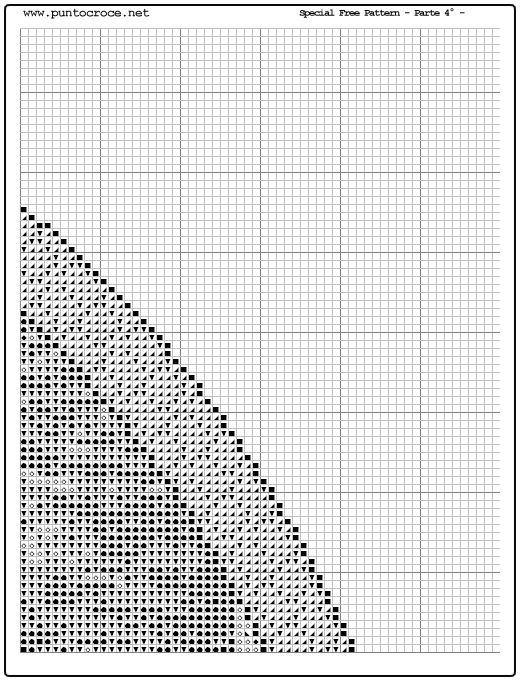 Schema punto croce Madonna Con Bambino 40