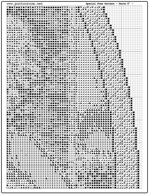 Schema punto croce Madonna Con Bambino 44