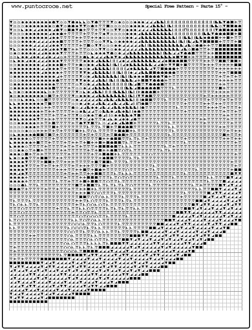 Schema punto croce Madonna Con Bambino 51
