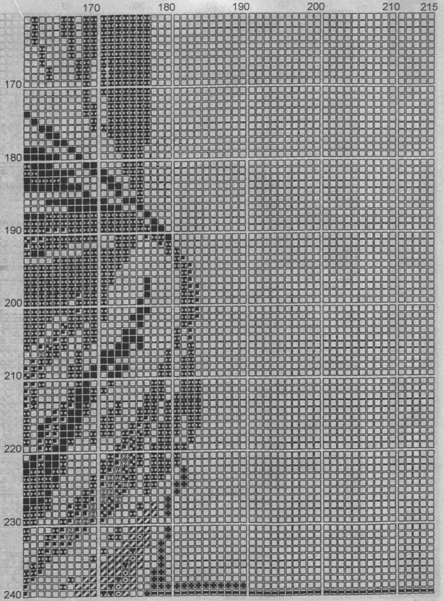 Schema punto croce Madonna Con Bambino 59