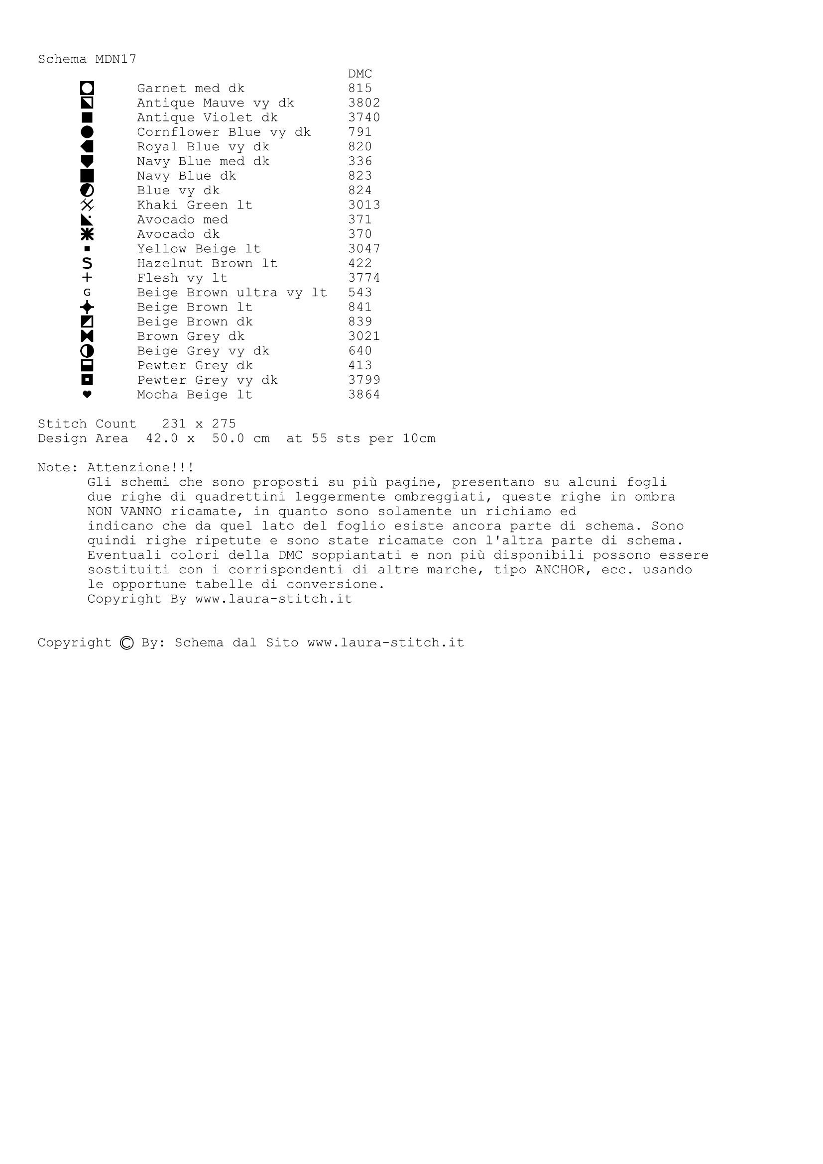 Schema punto croce Madonna Con Bambino 75