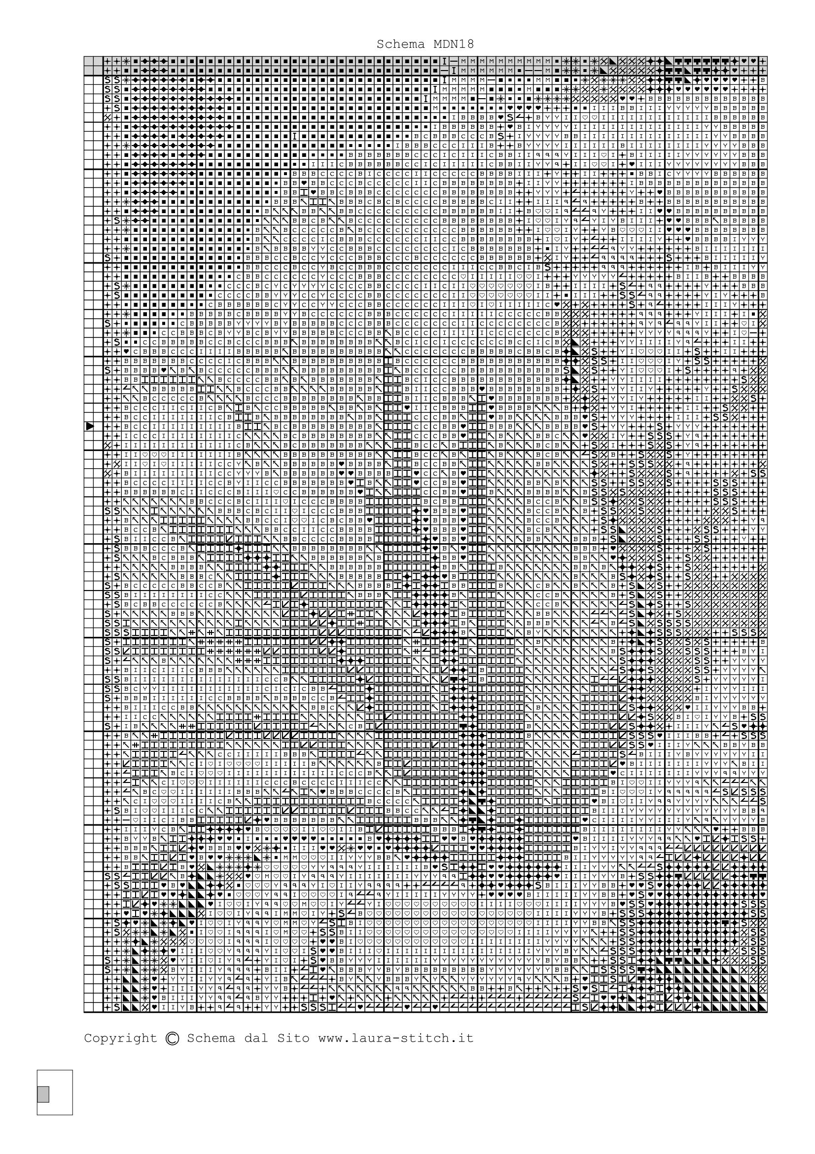 Schema punto croce Madonna Con Bambino 78